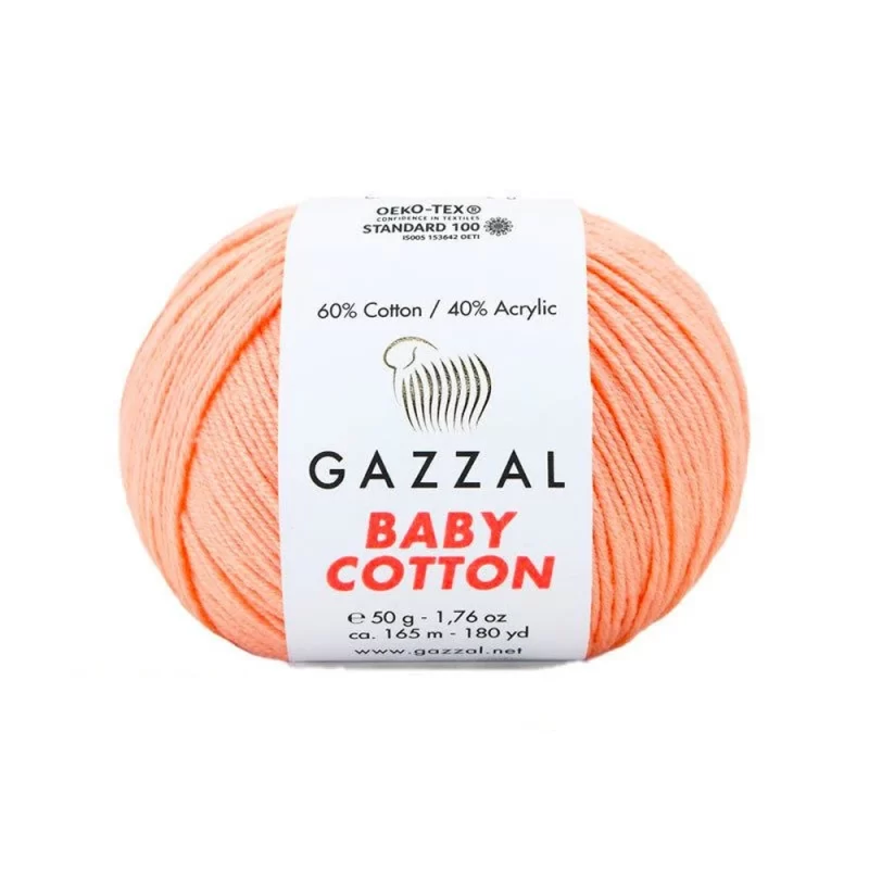 Gazzal Baby Cotton ile renklerin büyülü dünyasına adım atın. Yumuşak dokusu ve çeşitli renkleriyle her örgüye zarafet katın, özgünlüğünüzü ön plana çıkarın