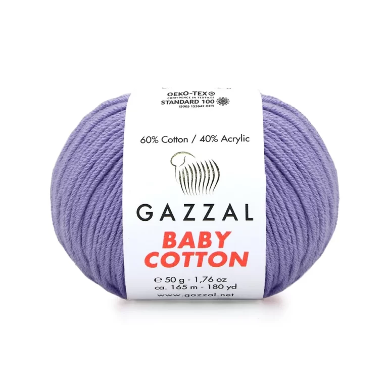 Gazzal Baby Cotton ile renklerin büyülü dünyasına adım atın. Yumuşak dokusu ve çeşitli renkleriyle her örgüye zarafet katın, özgünlüğünüzü ön plana çıkarın