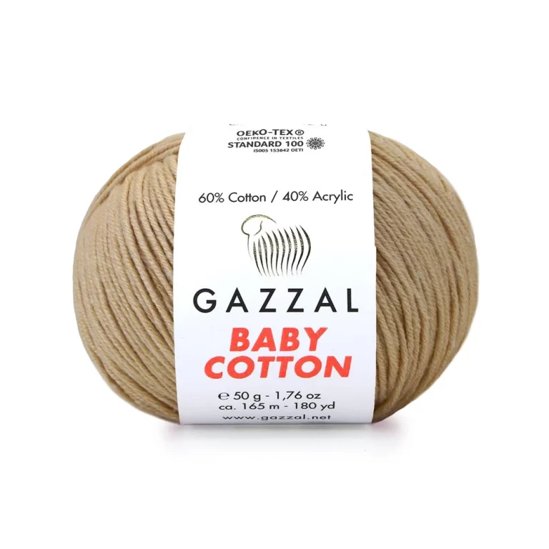 Gazzal Baby Cotton ile renklerin büyülü dünyasına adım atın. Yumuşak dokusu ve çeşitli renkleriyle her örgüye zarafet katın, özgünlüğünüzü ön plana çıkarın