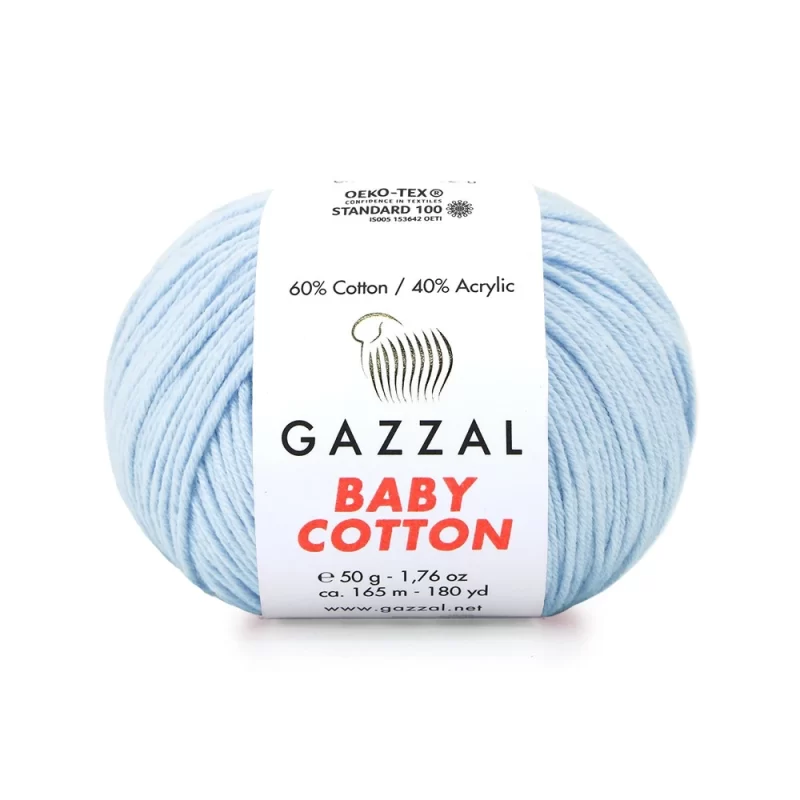 Gazzal Baby Cotton ile renklerin büyülü dünyasına adım atın. Yumuşak dokusu ve çeşitli renkleriyle her örgüye zarafet katın, özgünlüğünüzü ön plana çıkarın