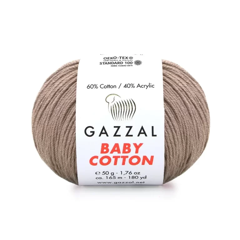 Gazzal Baby Cotton ile renklerin büyülü dünyasına adım atın. Yumuşak dokusu ve çeşitli renkleriyle her örgüye zarafet katın, özgünlüğünüzü ön plana çıkarın