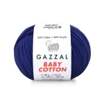 Gazzal Baby Cotton ile renklerin büyülü dünyasına adım atın. Yumuşak dokusu ve çeşitli renkleriyle her örgüye zarafet katın, özgünlüğünüzü ön plana çıkarın