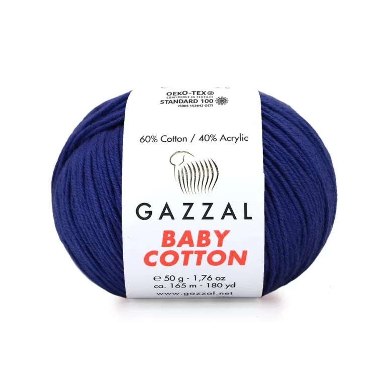 Gazzal Baby Cotton ile renklerin büyülü dünyasına adım atın. Yumuşak dokusu ve çeşitli renkleriyle her örgüye zarafet katın, özgünlüğünüzü ön plana çıkarın