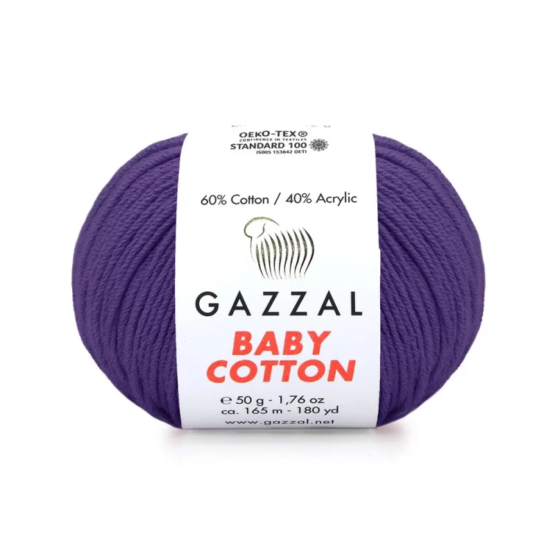 Gazzal Baby Cotton ile renklerin büyülü dünyasına adım atın. Yumuşak dokusu ve çeşitli renkleriyle her örgüye zarafet katın, özgünlüğünüzü ön plana çıkarın