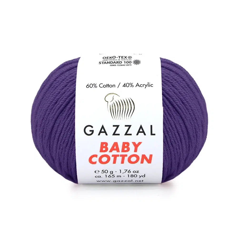 gazzal-baby-cotton-3440-yumak Gazzal Baby Cotton ile renklerin büyülü dünyasına adım atın. Yumuşak dokusu ve çeşitli renkleriyle her örgüye zarafet katın, özgünlüğünüzü ön plana çıkarın