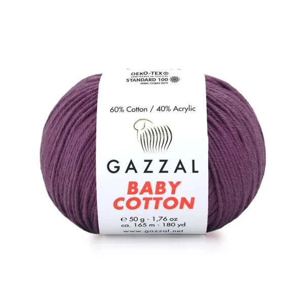 Gazzal Baby Cotton ile renklerin büyülü dünyasına adım atın. Yumuşak dokusu ve çeşitli renkleriyle her örgüye zarafet katın, özgünlüğünüzü ön plana çıkarın