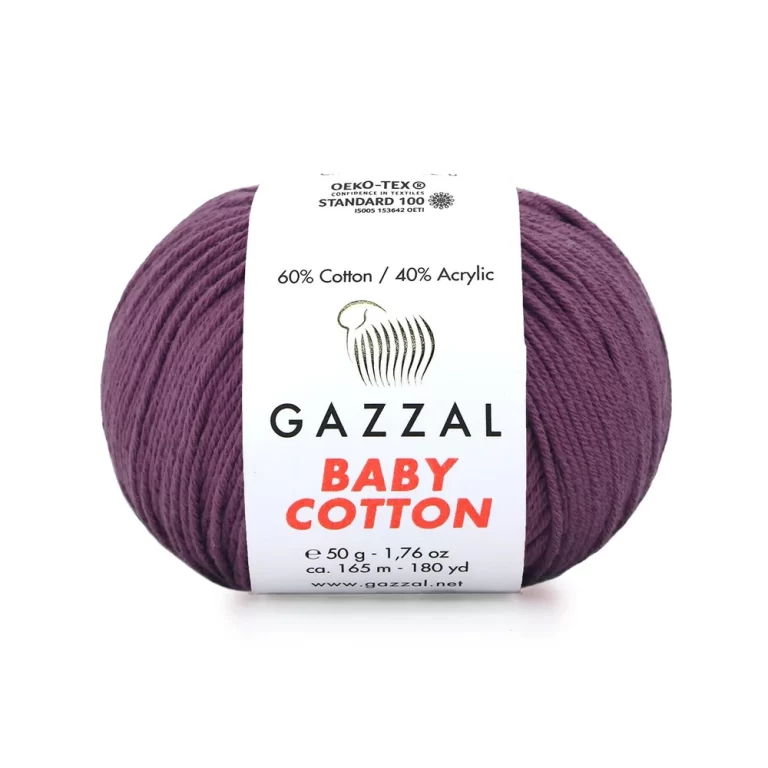 Gazzal Baby Cotton ile renklerin büyülü dünyasına adım atın. Yumuşak dokusu ve çeşitli renkleriyle her örgüye zarafet katın, özgünlüğünüzü ön plana çıkarın