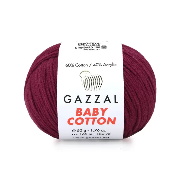 Gazzal Baby Cotton ile renklerin büyülü dünyasına adım atın. Yumuşak dokusu ve çeşitli renkleriyle her örgüye zarafet katın, özgünlüğünüzü ön plana çıkarın