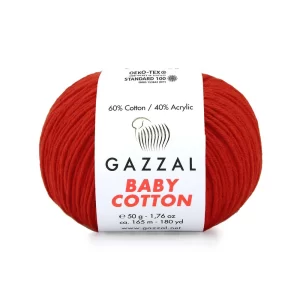 Gazzal Baby Cotton ile renklerin büyülü dünyasına adım atın. Yumuşak dokusu ve çeşitli renkleriyle her örgüye zarafet katın, özgünlüğünüzü ön plana çıkarın