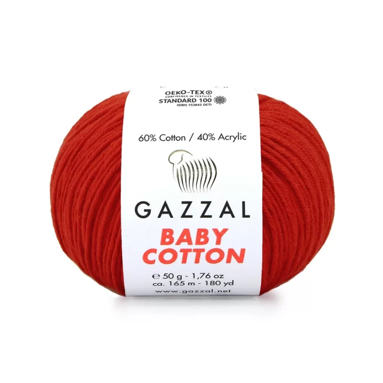 Gazzal Baby Cotton ile renklerin büyülü dünyasına adım atın. Yumuşak dokusu ve çeşitli renkleriyle her örgüye zarafet katın, özgünlüğünüzü ön plana çıkarın