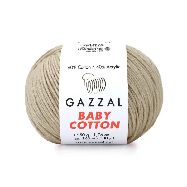 Gazzal Baby Cotton ile renklerin büyülü dünyasına adım atın. Yumuşak dokusu ve çeşitli renkleriyle her örgüye zarafet katın, özgünlüğünüzü ön plana çıkarın