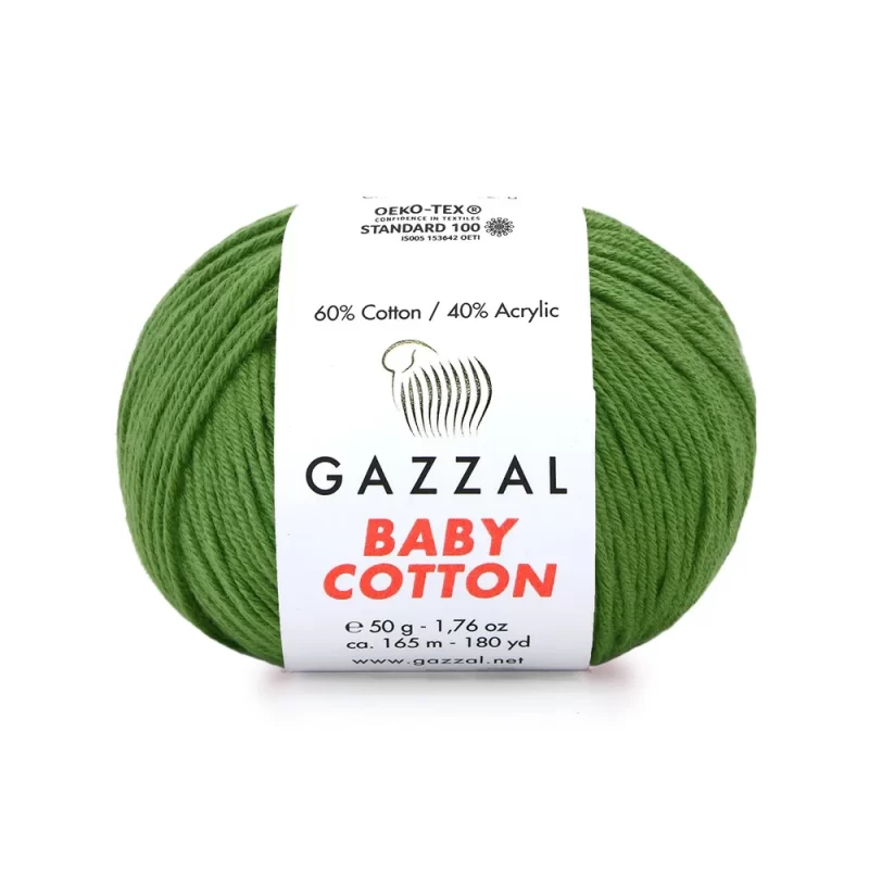 Gazzal Baby Cotton ile renklerin büyülü dünyasına adım atın. Yumuşak dokusu ve çeşitli renkleriyle her örgüye zarafet katın, özgünlüğünüzü ön plana çıkarın