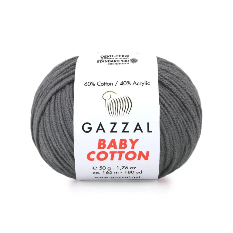 Gazzal Baby Cotton ile renklerin büyülü dünyasına adım atın. Yumuşak dokusu ve çeşitli renkleriyle her örgüye zarafet katın, özgünlüğünüzü ön plana çıkarın
