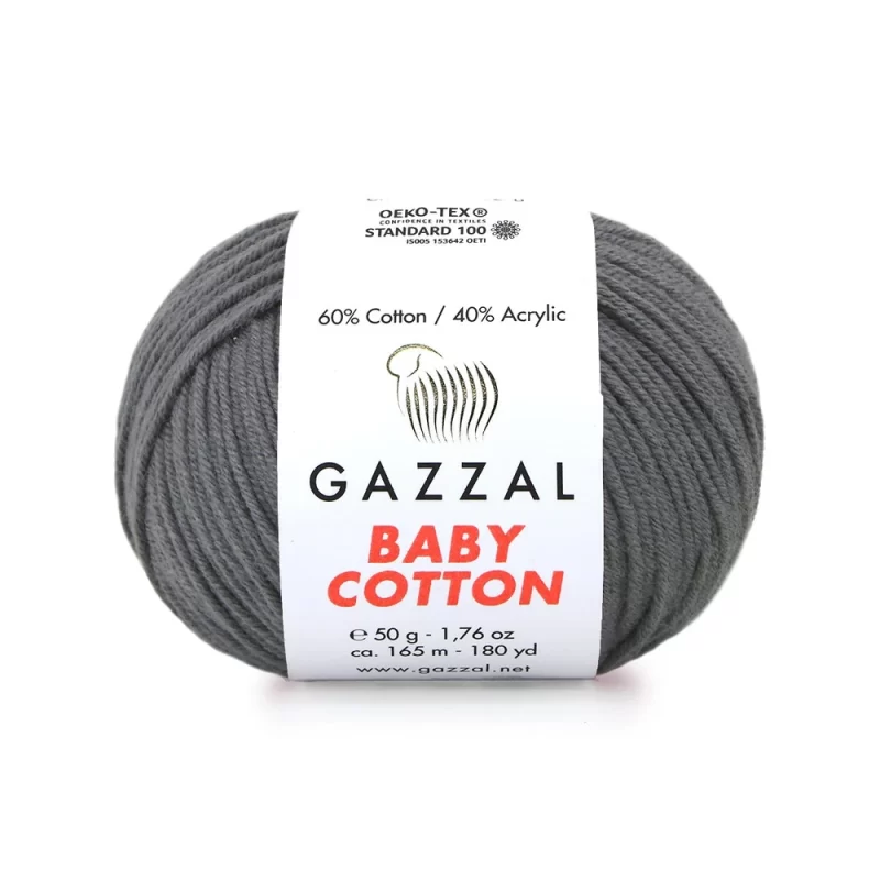 Gazzal Baby Cotton ile renklerin büyülü dünyasına adım atın. Yumuşak dokusu ve çeşitli renkleriyle her örgüye zarafet katın, özgünlüğünüzü ön plana çıkarın