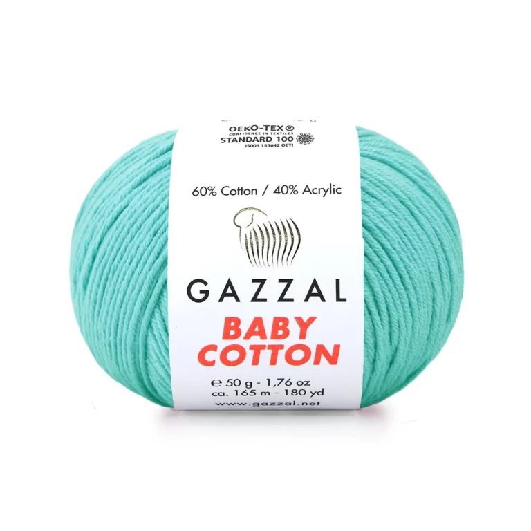 Gazzal Baby Cotton ile renklerin büyülü dünyasına adım atın. Yumuşak dokusu ve çeşitli renkleriyle her örgüye zarafet katın, özgünlüğünüzü ön plana çıkarın