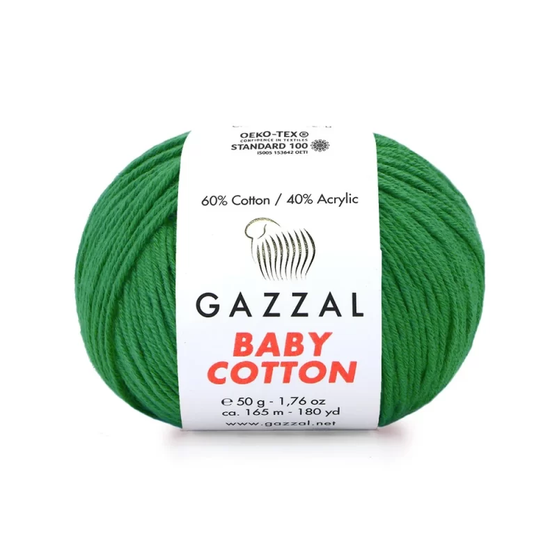Gazzal Baby Cotton ile renklerin büyülü dünyasına adım atın. Yumuşak dokusu ve çeşitli renkleriyle her örgüye zarafet katın, özgünlüğünüzü ön plana çıkarın
