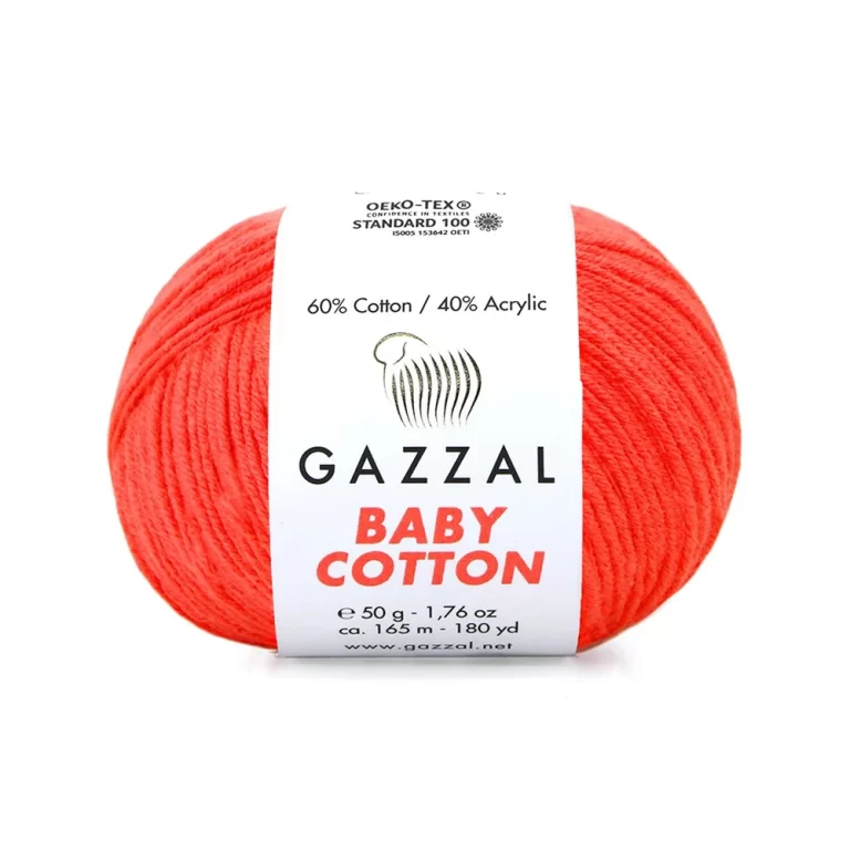 Gazzal Baby Cotton ile renklerin büyülü dünyasına adım atın. Yumuşak dokusu ve çeşitli renkleriyle her örgüye zarafet katın, özgünlüğünüzü ön plana çıkarın