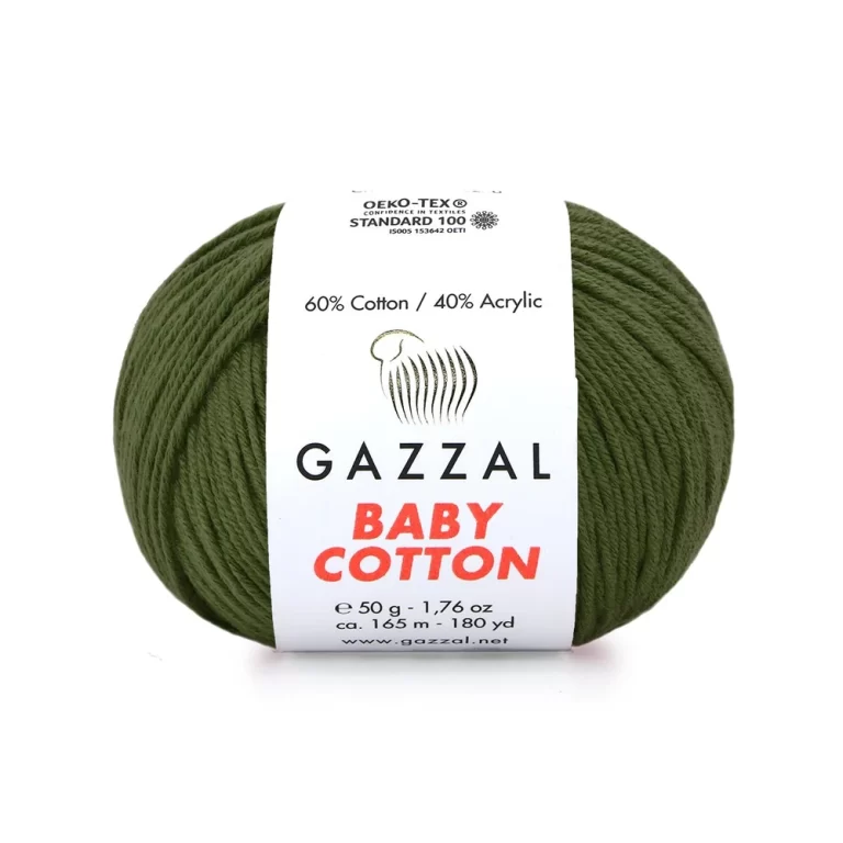Gazzal Baby Cotton ile renklerin büyülü dünyasına adım atın. Yumuşak dokusu ve çeşitli renkleriyle her örgüye zarafet katın, özgünlüğünüzü ön plana çıkarın