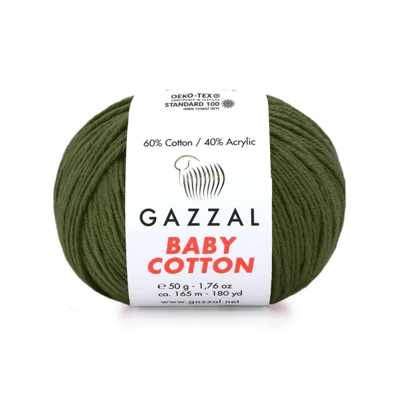 Gazzal Baby Cotton ile renklerin büyülü dünyasına adım atın. Yumuşak dokusu ve çeşitli renkleriyle her örgüye zarafet katın, özgünlüğünüzü ön plana çıkarın