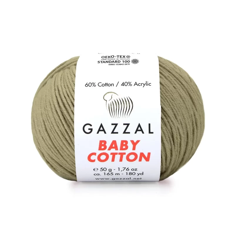 Gazzal Baby Cotton ile renklerin büyülü dünyasına adım atın. Yumuşak dokusu ve çeşitli renkleriyle her örgüye zarafet katın, özgünlüğünüzü ön plana çıkarın