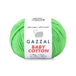 Gazzal Baby Cotton ile renklerin büyülü dünyasına adım atın. Yumuşak dokusu ve çeşitli renkleriyle her örgüye zarafet katın, özgünlüğünüzü ön plana çıkarın