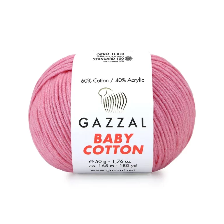 Gazzal Baby Cotton ile renklerin büyülü dünyasına adım atın. Yumuşak dokusu ve çeşitli renkleriyle her örgüye zarafet katın, özgünlüğünüzü ön plana çıkarın