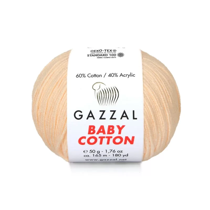 Gazzal Baby Cotton ile renklerin büyülü dünyasına adım atın. Yumuşak dokusu ve çeşitli renkleriyle her örgüye zarafet katın, özgünlüğünüzü ön plana çıkarın