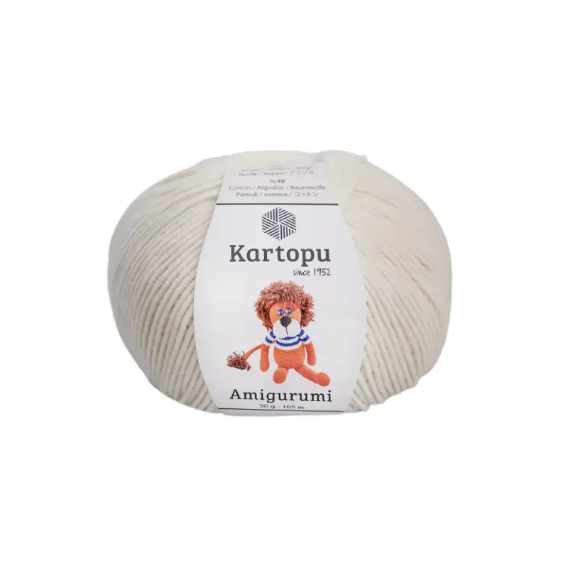 Kartopu Amigurumi: Yaratıcılığınıza renk katın! 52 renk seçeneğiyle sevimli projelerinizi öne çıkarın. Yumuşak dokusu ve kullanım kolaylığıyla dikkat çeker.