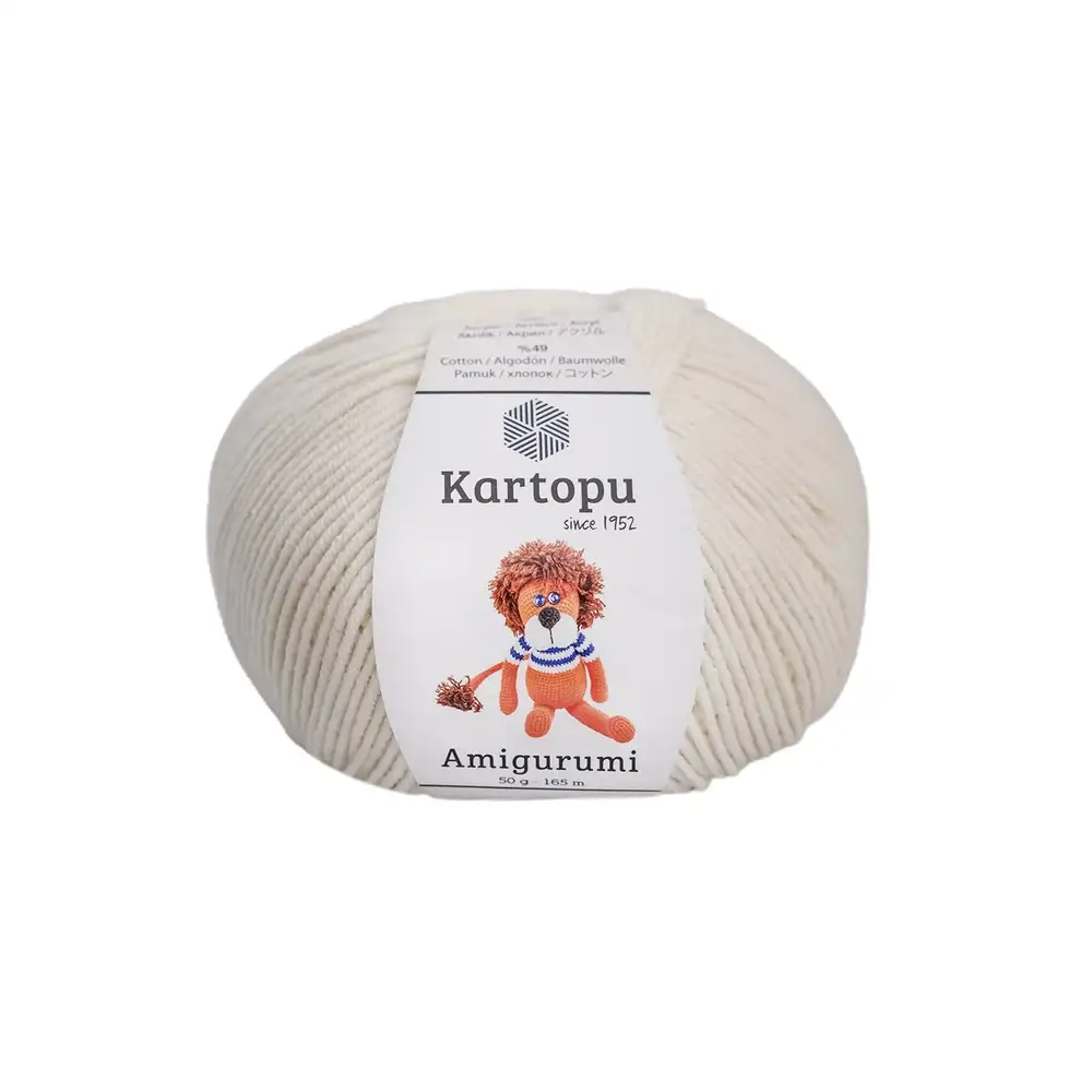 kartopu-amigurumi-k040 Kartopu Amigurumi: Yaratıcılığınıza renk katın! 52 renk seçeneğiyle sevimli projelerinizi öne çıkarın. Yumuşak dokusu ve kullanım kolaylığıyla dikkat çeker.