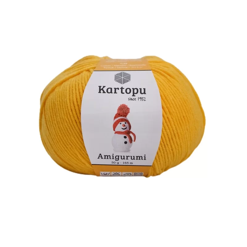 Kartopu Amigurumi: Yaratıcılığınıza renk katın! 52 renk seçeneğiyle sevimli projelerinizi öne çıkarın. Yumuşak dokusu ve kullanım kolaylığıyla dikkat çeker.