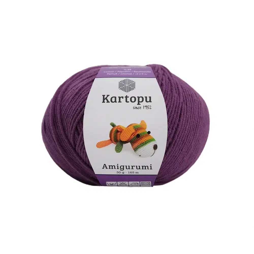 kartopu-amigurumi-k718 Kartopu Amigurumi: Yaratıcılığınıza renk katın! 52 renk seçeneğiyle sevimli projelerinizi öne çıkarın. Yumuşak dokusu ve kullanım kolaylığıyla dikkat çeker.