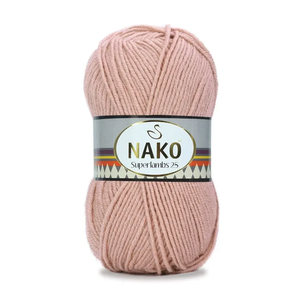 nako-süperlambs-25-11251 Nako Süperlambs 25 İplik: %25 yün, %75 akrilik, 100 g - 200 m. Kolay örülür, 30°C’de yıkanabilir, zengin renk seçenekleriyle her projeye uygun!