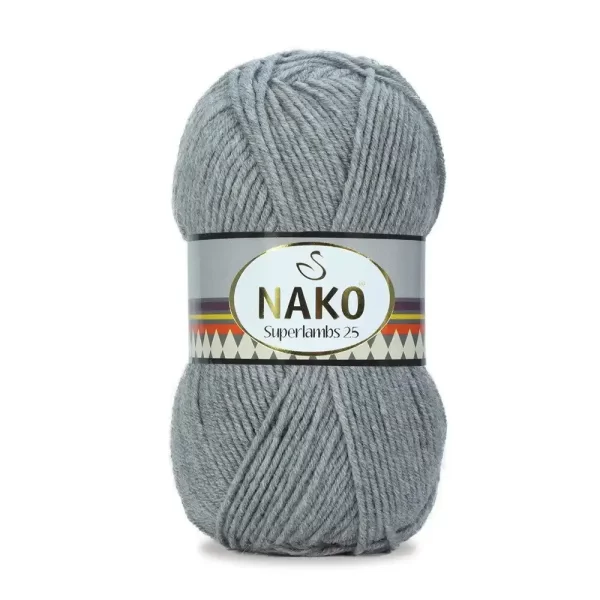 Nako Süperlambs 25 İplik: %25 yün, %75 akrilik, 100 g - 200 m. Kolay örülür, 30°C’de yıkanabilir, zengin renk seçenekleriyle her projeye uygun!