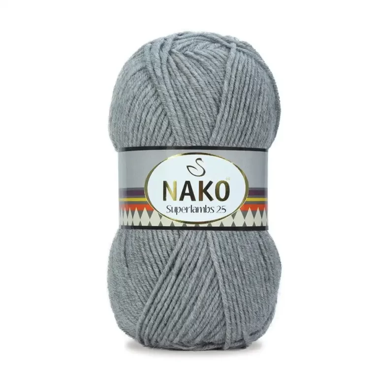 Nako Süperlambs 25 İplik: %25 yün, %75 akrilik, 100 g - 200 m. Kolay örülür, 30°C’de yıkanabilir, zengin renk seçenekleriyle her projeye uygun!