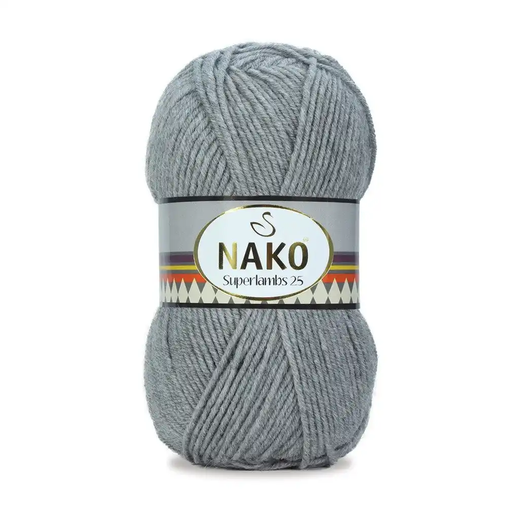 nako-süperlambs-25-2264 Nako Süperlambs 25 İplik: %25 yün, %75 akrilik, 100 g - 200 m. Kolay örülür, 30°C’de yıkanabilir, zengin renk seçenekleriyle her projeye uygun!
