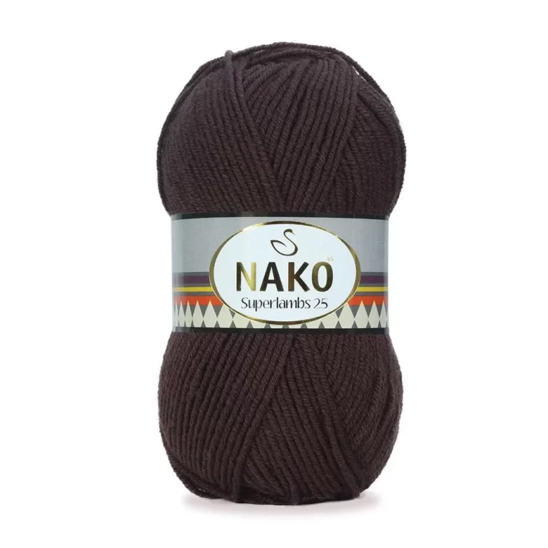 Nako Süperlambs 25 İplik: %25 yün, %75 akrilik, 100 g - 200 m. Kolay örülür, 30°C’de yıkanabilir, zengin renk seçenekleriyle her projeye uygun!