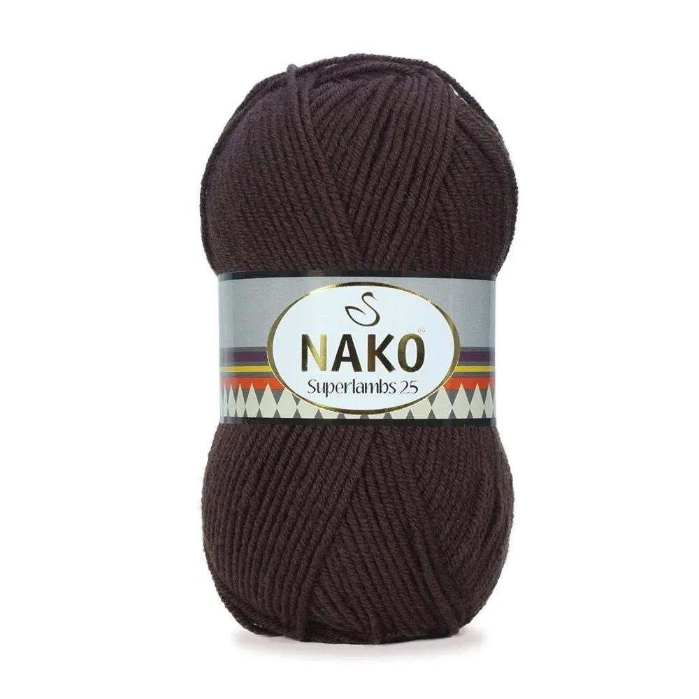 nako-süperlambs-25-4904 Nako Süperlambs 25 İplik: %25 yün, %75 akrilik, 100 g - 200 m. Kolay örülür, 30°C’de yıkanabilir, zengin renk seçenekleriyle her projeye uygun!