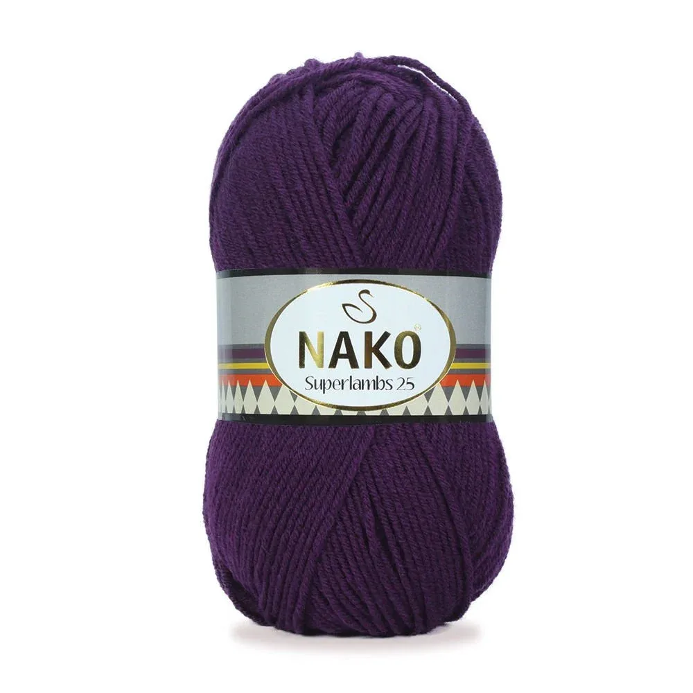 nako-süperlambs-25-6767 Nako Süperlambs 25 İplik: %25 yün, %75 akrilik, 100 g - 200 m. Kolay örülür, 30°C’de yıkanabilir, zengin renk seçenekleriyle her projeye uygun!