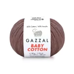 Gazzal Baby Cotton ile renklerin büyülü dünyasına adım atın. Yumuşak dokusu ve çeşitli renkleriyle her örgüye zarafet katın, özgünlüğünüzü ön plana çıkarın
