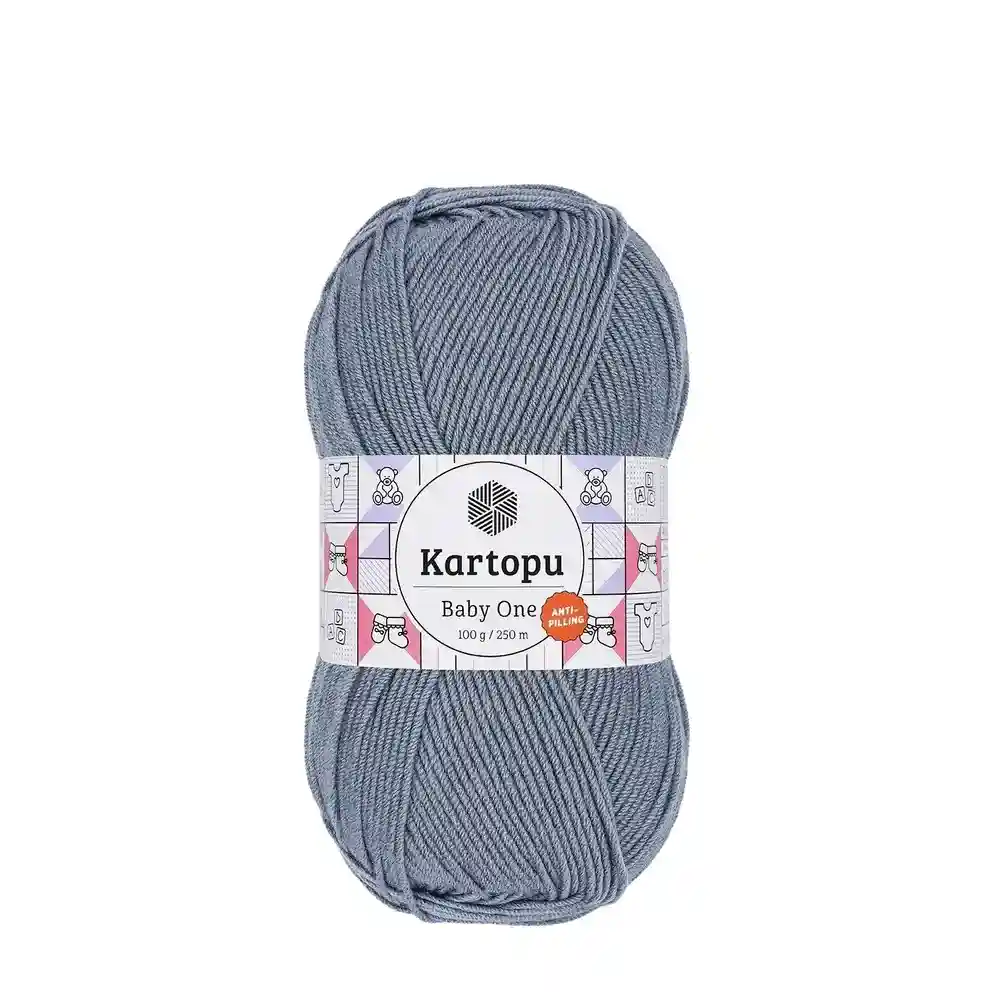 kartopu-baby-one-k571 Bebekler ve alerjik cilde sahip bireyler için özel olarak tasarlanmıştır. Tüylenmeyen ve yumuşak bir iplik arıyorsanız, Kartopu baby one tam size göre!