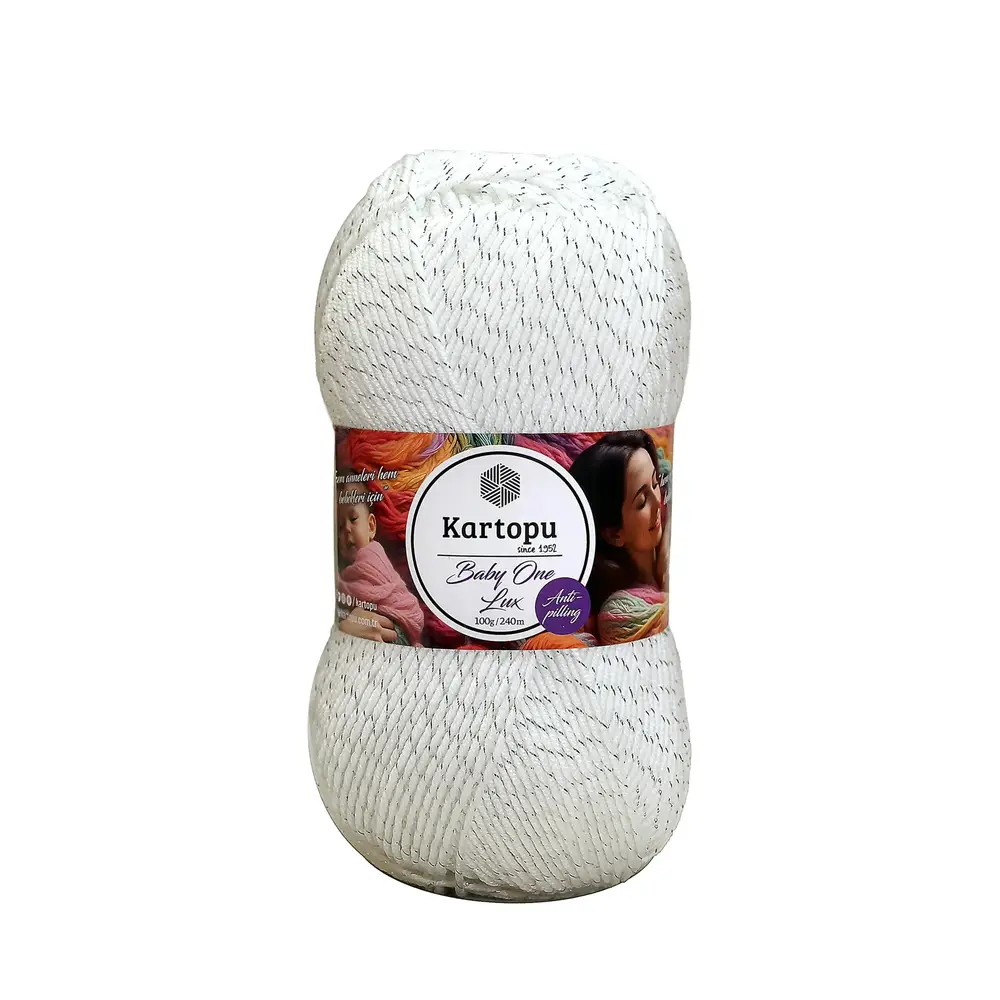 kartopu-baby-one-lüx-k010-gu Bebekler ve alerjik cilde sahip bireyler için özel olarak tasarlanmıştır. Tüylenmeyen ve yumuşak bir iplik arıyorsanız, Kartopu baby one lux tam size göre!