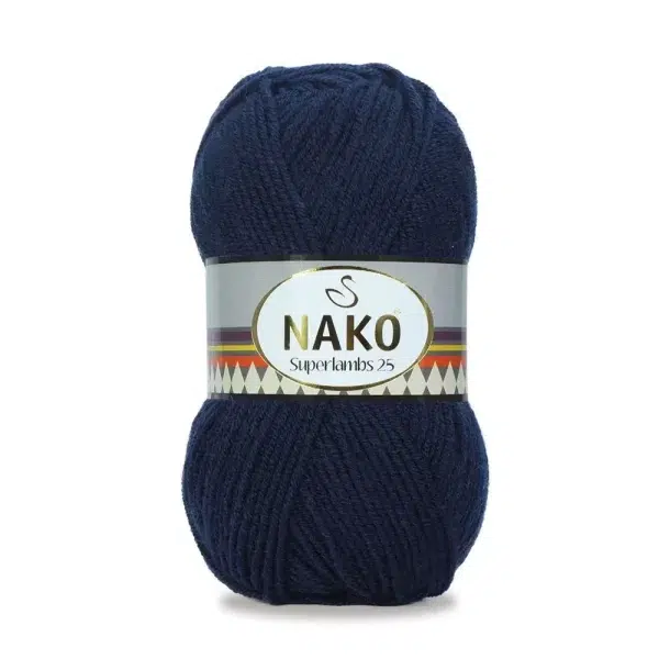 Nako Süperlambs 25 İplik: %25 yün, %75 akrilik, 100 g - 200 m. Kolay örülür, 30°C’de yıkanabilir, zengin renk seçenekleriyle her projeye uygun!
