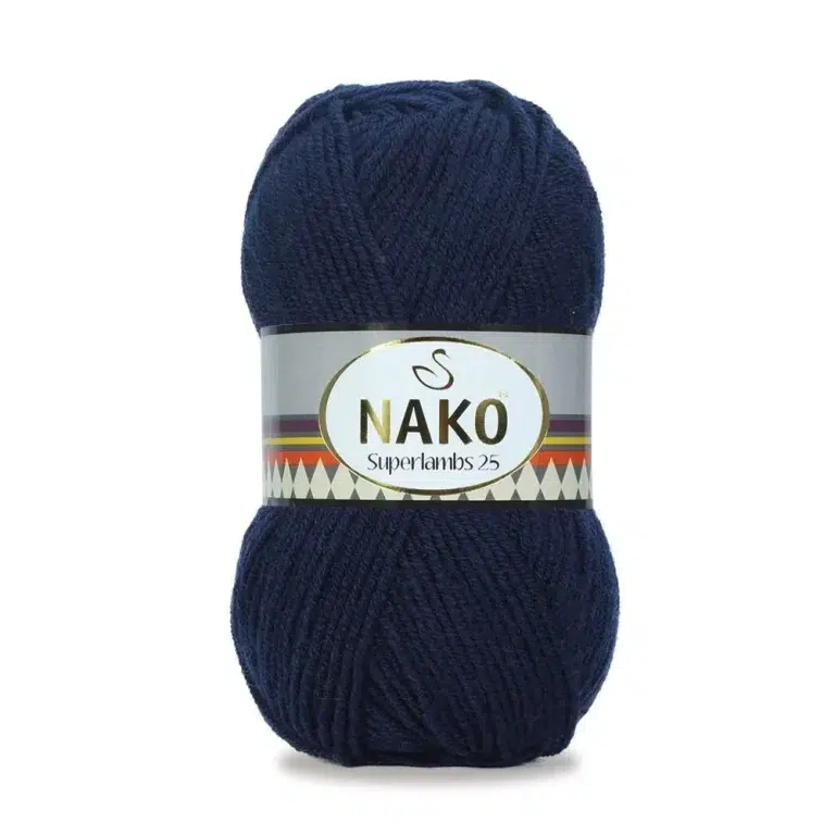 Nako Süperlambs 25 İplik: %25 yün, %75 akrilik, 100 g - 200 m. Kolay örülür, 30°C’de yıkanabilir, zengin renk seçenekleriyle her projeye uygun!