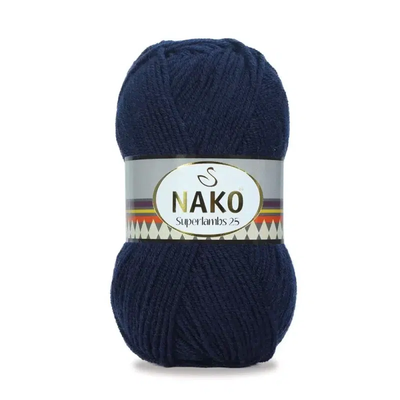 Nako Süperlambs 25 İplik: %25 yün, %75 akrilik, 100 g - 200 m. Kolay örülür, 30°C’de yıkanabilir, zengin renk seçenekleriyle her projeye uygun!
