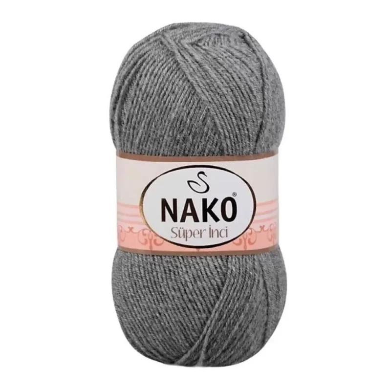 Nako Süper İnci İplik: %25 yün, %75 akrilik, 100 g - 260 m. Kolay örülür, 30°C’de yıkanabilir, zengin renk seçenekleriyle her projeye uygun!