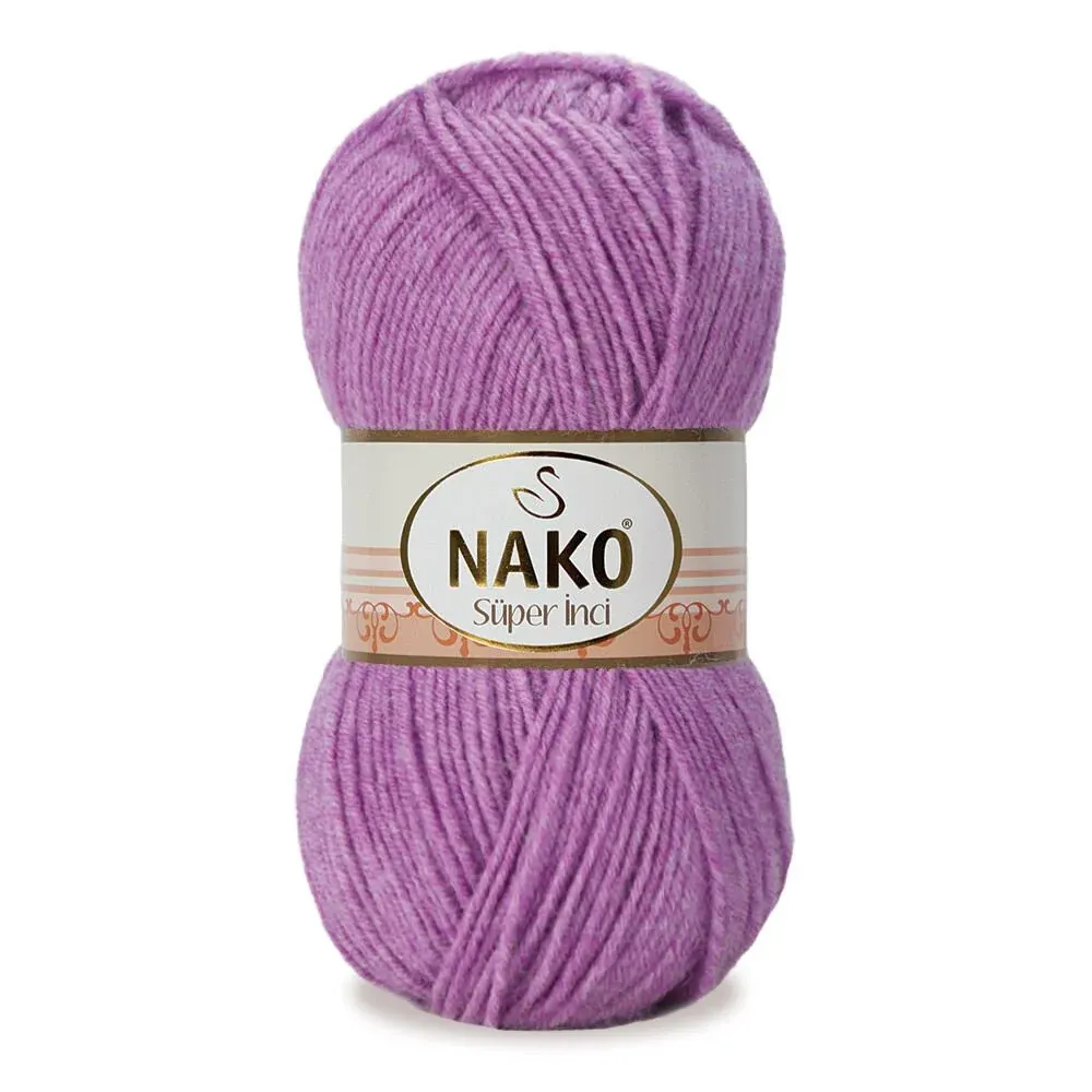 nako-super-inci-23315 Nako Süper İnci İplik: %25 yün, %75 akrilik, 100 g - 260 m. Kolay örülür, 30°C’de yıkanabilir, zengin renk seçenekleriyle her projeye uygun!