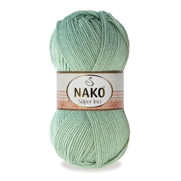 Nako Süper İnci İplik: %25 yün, %75 akrilik, 100 g - 260 m. Kolay örülür, 30°C’de yıkanabilir, zengin renk seçenekleriyle her projeye uygun!