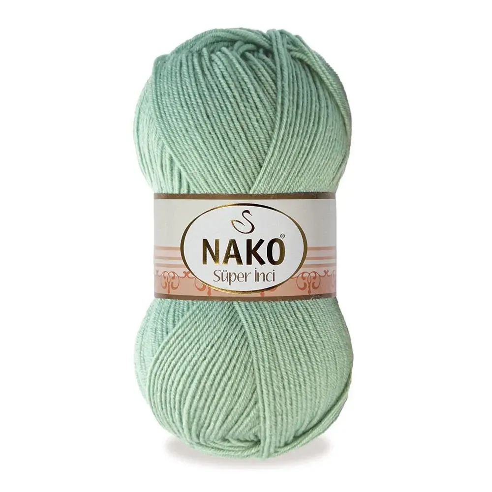 nako-super-inci-292 Nako Süper İnci İplik: %25 yün, %75 akrilik, 100 g - 260 m. Kolay örülür, 30°C’de yıkanabilir, zengin renk seçenekleriyle her projeye uygun!