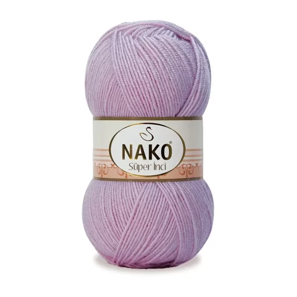 Nako Süper İnci İplik: %25 yün, %75 akrilik, 100 g - 260 m. Kolay örülür, 30°C’de yıkanabilir, zengin renk seçenekleriyle her projeye uygun!