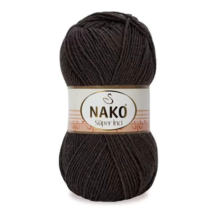 Nako Süper İnci İplik: %25 yün, %75 akrilik, 100 g - 260 m. Kolay örülür, 30°C’de yıkanabilir, zengin renk seçenekleriyle her projeye uygun!